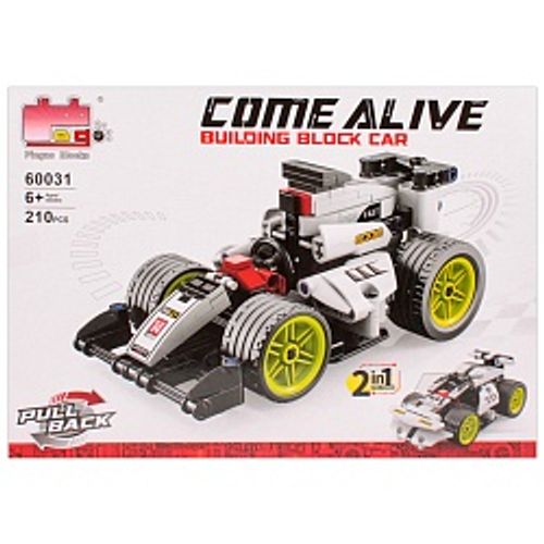מכונית ספורט  [2 ב 1] 210 חלקים להרכבה - 60031 COME ALIVE BUILOING BLOCK CAR