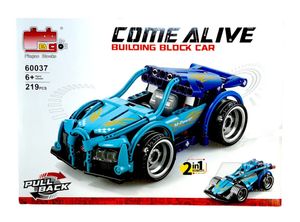 מכונית ספורט  [2 ב 1] 219 חלקים להרכבה - 60037 COME ALIVE BUILOING BLOCK CAR