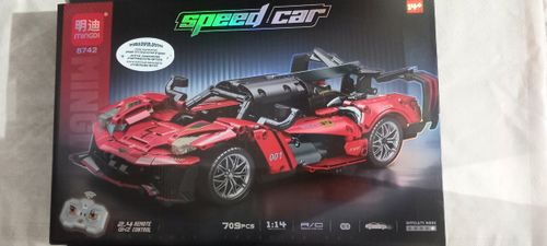 הרכבות טכני מכונית שלט 1:14   להרכבה 709 חלקים -  MINGDI SPEED CAR  8742