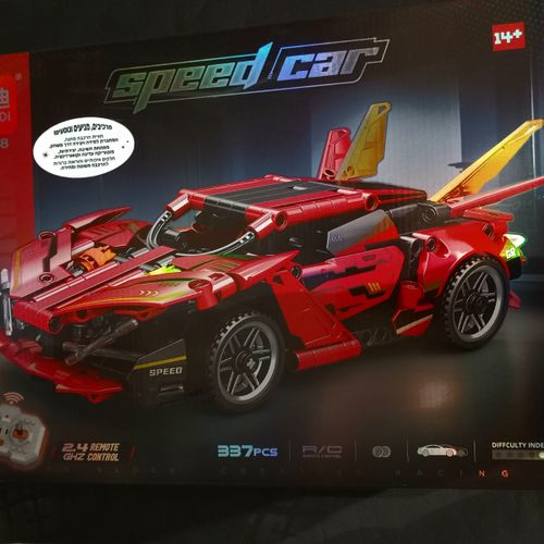 הרכבות טכני מכונית שלט 1:14 להרכבה 337 חלקים -  MINGDI SPEED CAR  8738