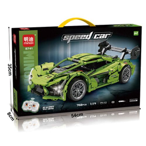הרכבות טכני מכונית שלט 1:14   להרכבה 428 חלקים -  MINGDI SPEED CAR  8741