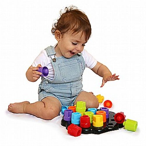 צעצועי שירן - משחק הרכבה מגדלי קוביות צבעוני