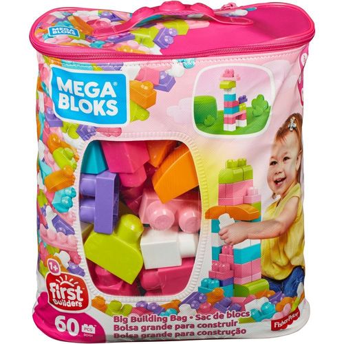 מגה בלוקס - תיק 60 חלקים - MEGA BLOCKS DCH61