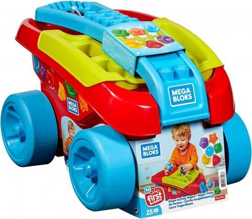 מגה בלוקס - עגלת מיון צורות Mega Bloks -