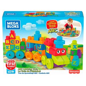 מגה בלוקס - רכבת אותיות 60 חלקים - MEGA BLOCKS DXH35