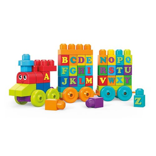 מגה בלוקס - רכבת אותיות 60 חלקים - MEGA BLOCKS DXH35