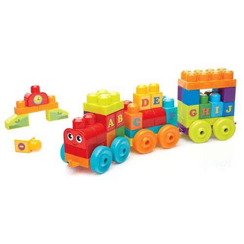מגה בלוקס - רכבת אותיות 60 חלקים - MEGA BLOCKS DXH35