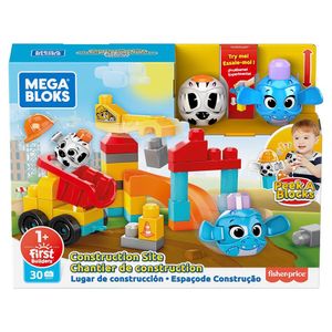 מגה בלוקס - חיות משחקות אתר בניה - MEGA BLOCKS GRV37