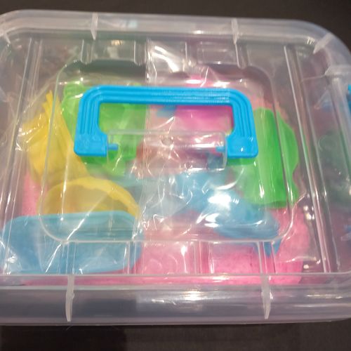 חול קנטי צבעוני + אביזרים 2 קילו - 1289
