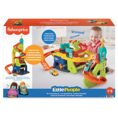 פישר פרייס - ליטל פיפל מסלול מכוניות גדול - FISHER PRICE HBD77