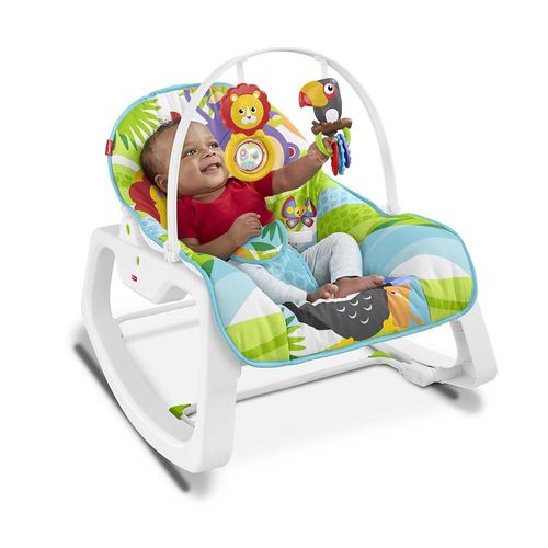 פישר פרייס - נדנדה 2 ב- 1 חיות בג'ונגל - FISHER PRICE GNV69