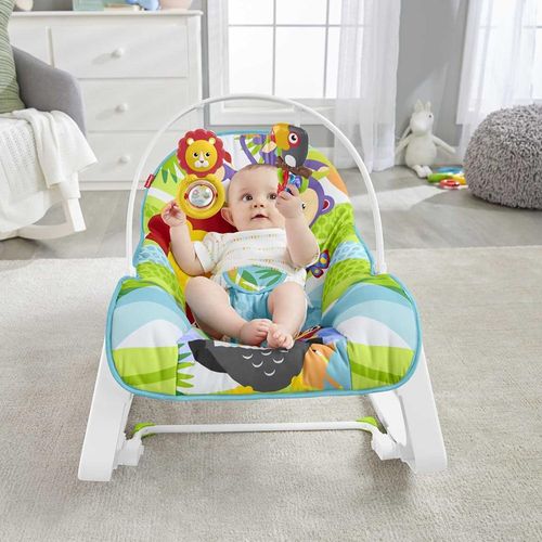 פישר פרייס - נדנדה 2 ב- 1 חיות בג'ונגל - FISHER PRICE GNV69
