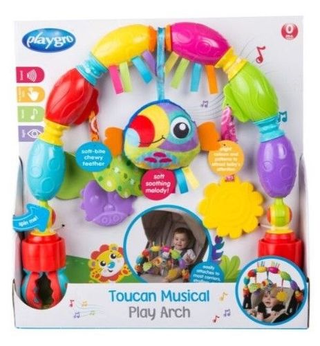 פלייגרו - קשת לעגלה טוקאן מוסיקלי לתינוקות   PLAYGRO