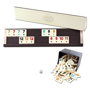משחק אבנים רומי מעץ מפואר זהב - STAR 1010259