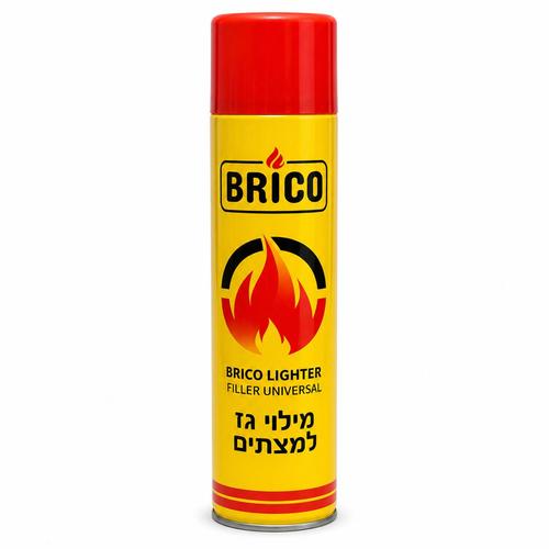 מילוי גז למציתים BRICO – גז אוניברסלי למילוי מצתים