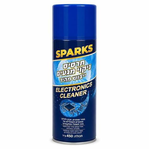 תרסיס ניקוי מגעים SPARKS Electronics Cleaner 450 מ״ל – ייבוש מהיר