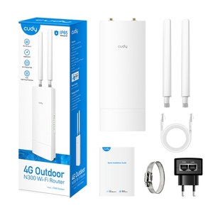 Cudy LT400 Indoor Outdoor 4G N300 | Wi-Fi Router