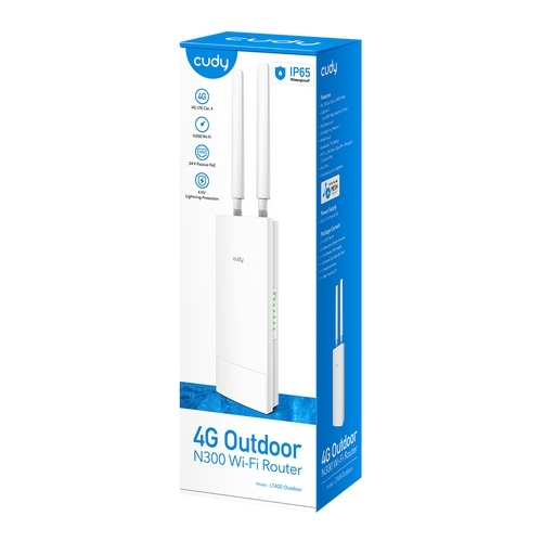 Cudy LT400 Indoor Outdoor 4G N300 | Wi-Fi Router