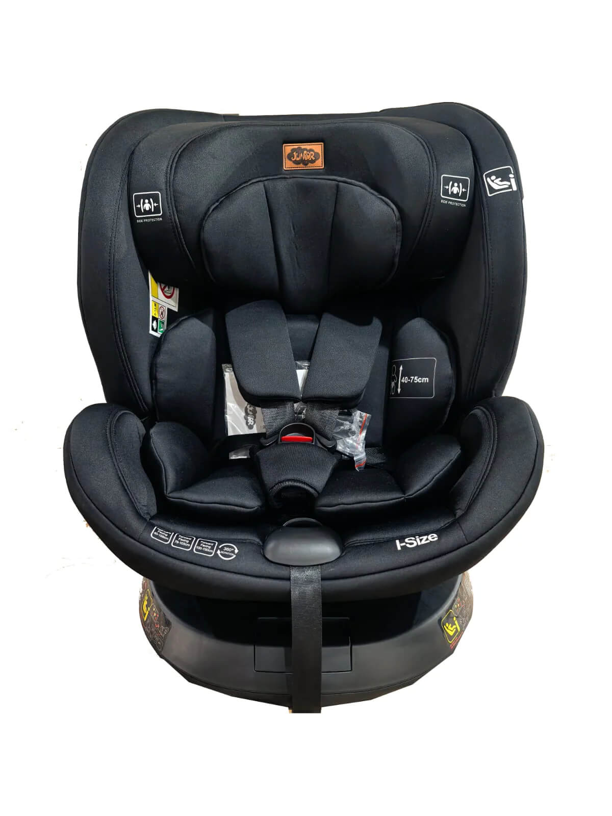 כיסא בטיחות מסתובב 360° Grow Up i-Size HB331 שחור Junior