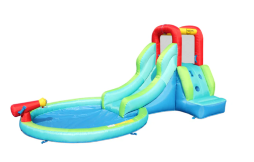 מגלשת מים עם בריכה לפעוטות דגם 9452 מבית HAPPYHOP לגילאי 3-8