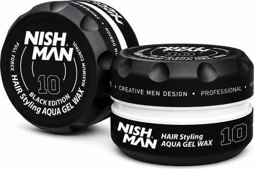  NISHMAN C3 Dark Black Coloring & Styling Wax – ווקס צבע ועיצוב שחור כהה