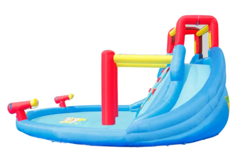 פארק המים המפלים דגם 9678 מבית הפיהופ happyhop אחריות למפוח ולתפרים במתקן 12 חודשים