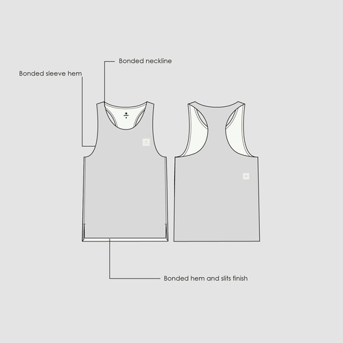 גופיית גברים Flow Air Singlet BLUE 