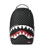 SPRAYGROUND תיק גב מטורף  BACKPACK SHARKS IN PARIS WTF BUBBLY BLACK CHECK