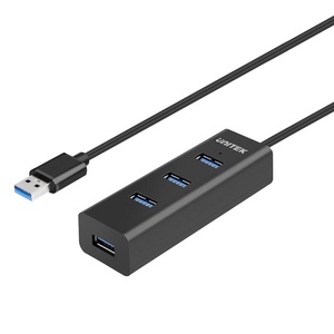  Y-3089 - מפצל 4 פורט UNITEK USB 3.0 