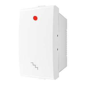 לחצן מדרגות מואר ניאון אדום 1 מודול לבן LIPER SWITCH
