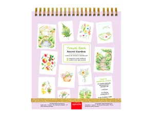 Travel book - צביעה בצבעי מים – SECRET GARDEN La Petite Epicerie