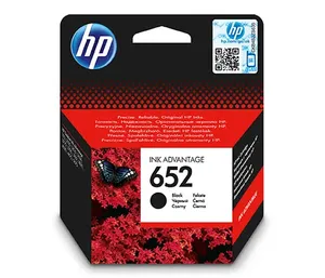 ראש דיו שחור מקורי HP 652 F6V25AE