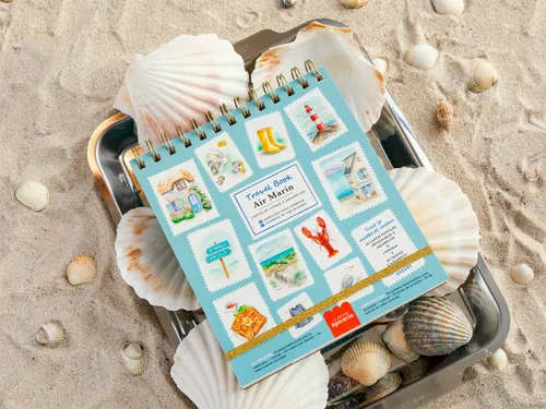 Travel book - צביעה בצבעי מים – AIR MARINE