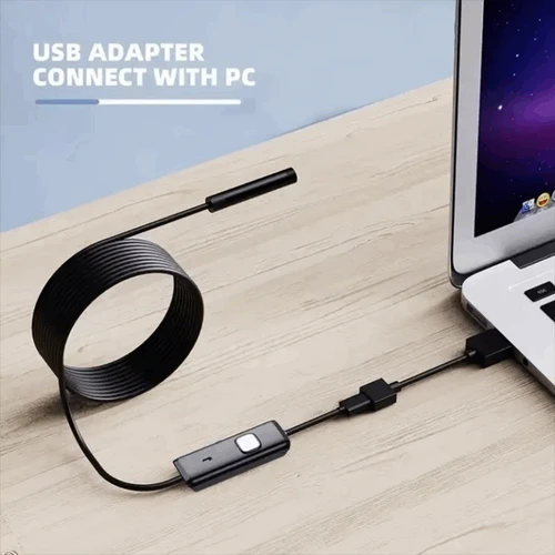 מצלמת אנדוסקופ USB עם עדשת 8 מ