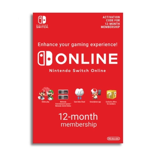 Nintendo Switch 12 Months Online + Tetris