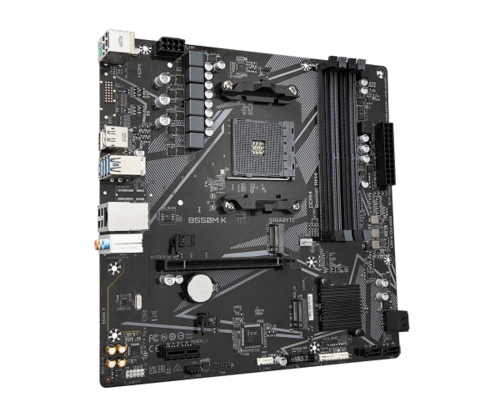 לוח אם | Gigabyte B550M K | DDR4 for AMD | AM4 | DP | HDMI | Micro-Atx