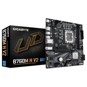 לוח למעבדי אינטל | Gigabyte B760M H V2 | DDR5 Micro | Atx | LGA1700