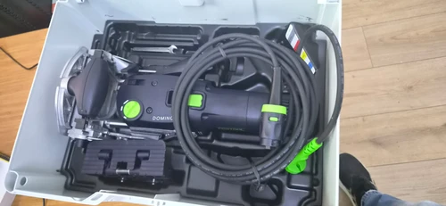 דומינו חשמלי FESTOOL DF 500 420W כולל סט אביזרים אביזרים מלא