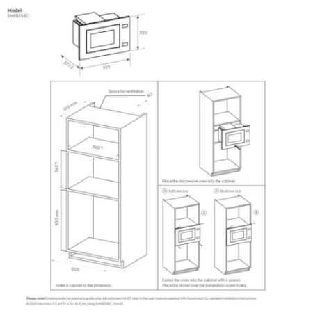 מיקרוגל משולב גריל ELECTROLUX EMFB25BC