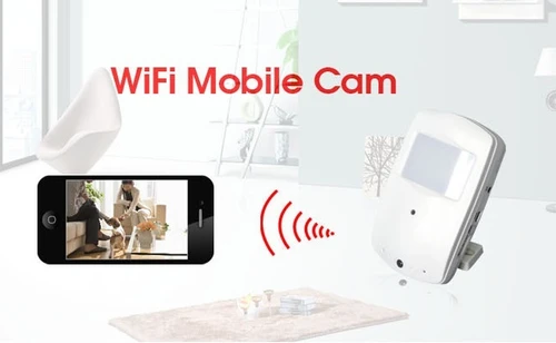 מצלמת wifi מוסלקת בגלאי נפח 
