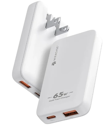 מטען קיר מהיר Miracase MWC65W לבן 