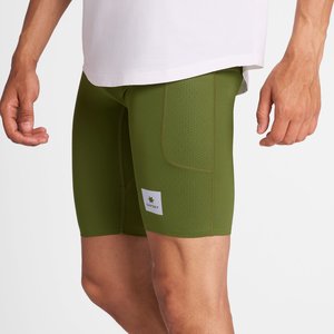טייץ גברים Combat+ Short Tights 9" GREEN