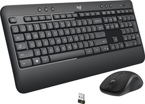 סט מקלדת ועכבר אלחוטיים Logitech MK540 Advanced צבע שחור