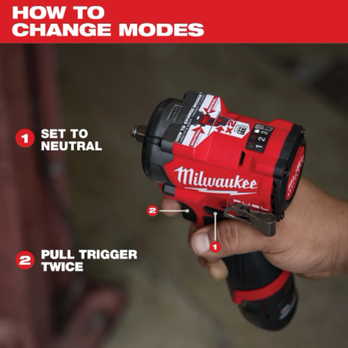 מפתח אימפקט קומפקטי Milwaukee M12 Stubby 1/2 אינץ Brushless מומנט פתיחה עד 746Nm גוף בלבד