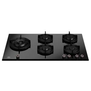 כיריים גז 5 להבות 90 ס"מ Bertazzoni P905LPROGNE 69113 טורבו צד זכוכית שחורה