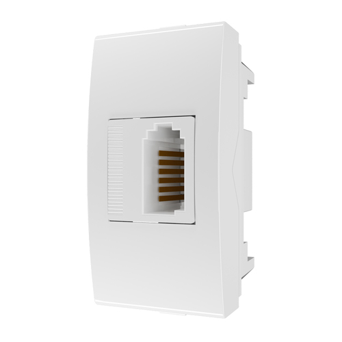 שקע טלפון ישראלי 1 מודול לבן LIPER SWITCH