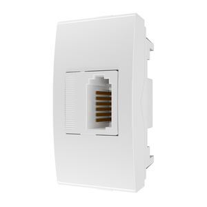 שקע טלפון ישראלי 1 מודול לבן LIPER SWITCH