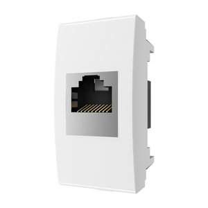 שקע מחשב RJ45 CAT6A לבן 1 מודול LIPER SWITCH