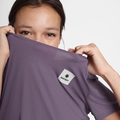 חולצת נשים Reactive Flow T-Shirt PURPLE AOP
