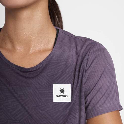 חולצת נשים Reactive Flow T-Shirt PURPLE AOP